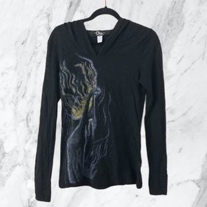 SALVADOR DALI Burning Giraffe Hoodie